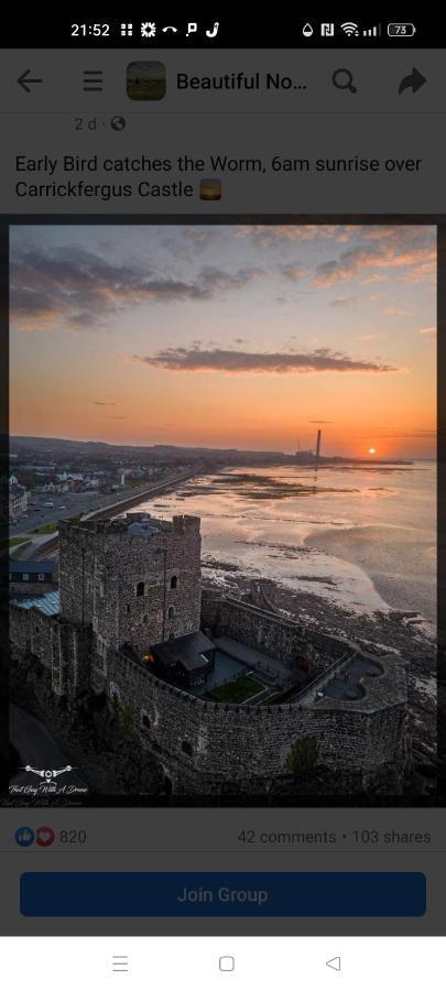 Appartamento Harbour View Carrickfergus Esterno foto